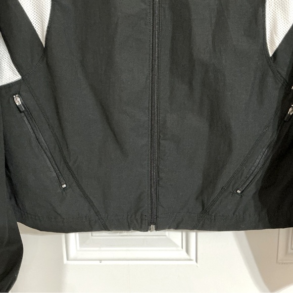 Danskin Now Black/White Athletic Jacket/Vest Removable Sleeves Size L - Picture 2 of 7